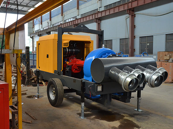 大流量防汛排澇移動(dòng)泵車